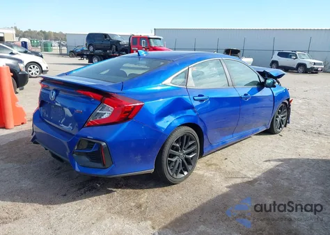 2020 Honda Civic Si Sedan from USA, damaged, VIN 2HGFC1E56LH704622